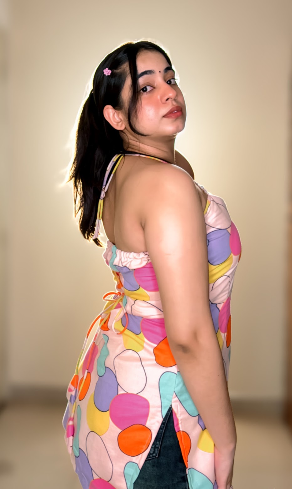 Raahat – Candy Pop Halter Kurti