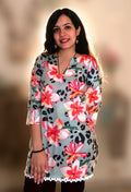 Raahat – Sage Bloom Short Kurti